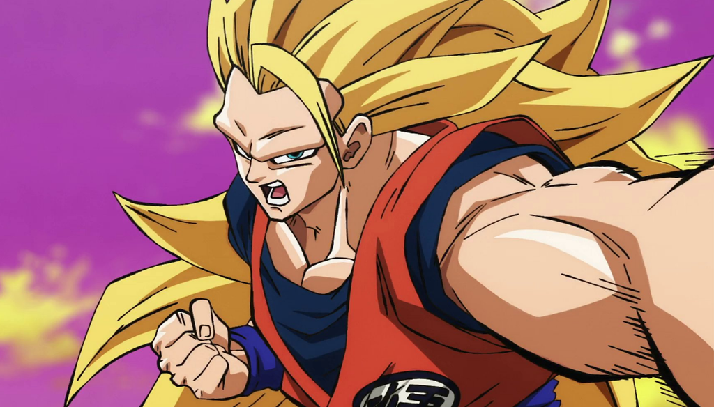 Goku se ha transformado en SSJ3 nuevamente contra Bills. (Foto: Toei Animation)